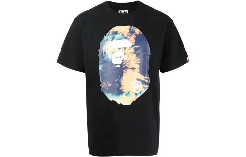 A BATHING APE Bape T Shirts Men's Crew Neck Moderate Straight Fit