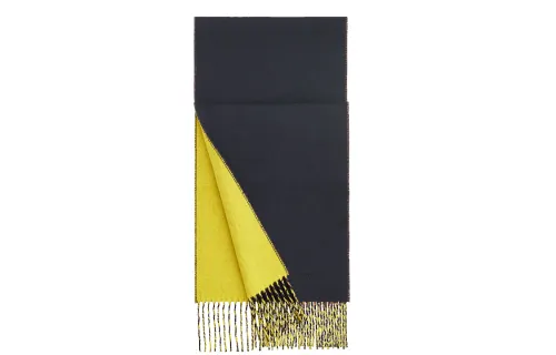 HERMES Cashmere Knit Scarves Unisex