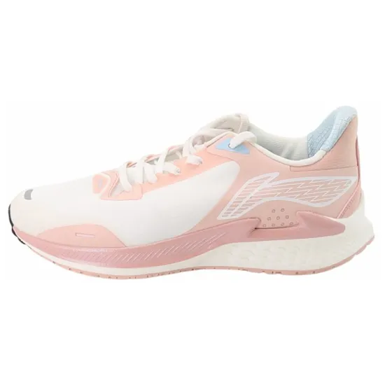 LiNing Anti-Slip Wear-Resistant Low-Top Running Shoes Women's Pink
