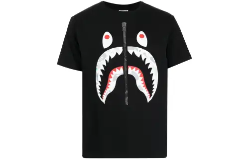 A BATHING APE T Shirts Men's Crew Neck Moderate Straight Fit