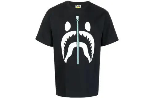 A BATHING APE Bape T Shirts Men's Crew Neck Moderate Straight Fit