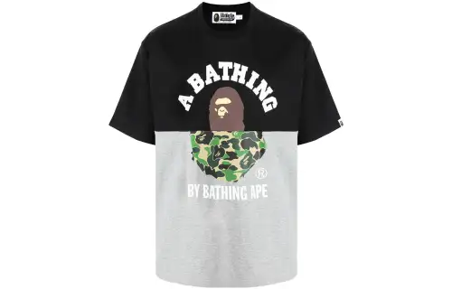 A BATHING APE T Shirts Men's Multicolor Crew Neck Moderate Straight Fit