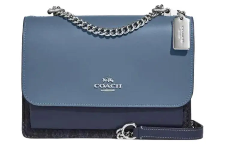 COACH Klare Cow Leather With Sheepskin Crossbody Bags Small Women's Indigo