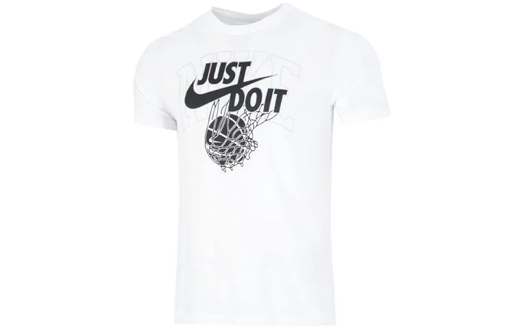 Nike Drop Shoulder Sleeve T-Shirt Men's White