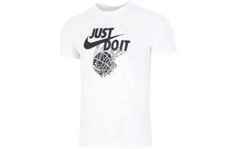 Nike Drop Shoulder Sleeve T-Shirt Men's White