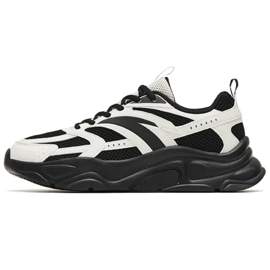 ANTA Life Collection Casual Shoes Women's Low-Top Black Ivory White