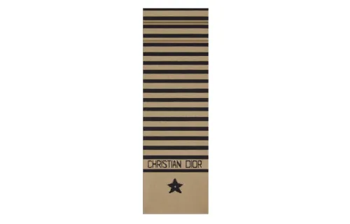 DIOR Knit Scarves Unisex Brown