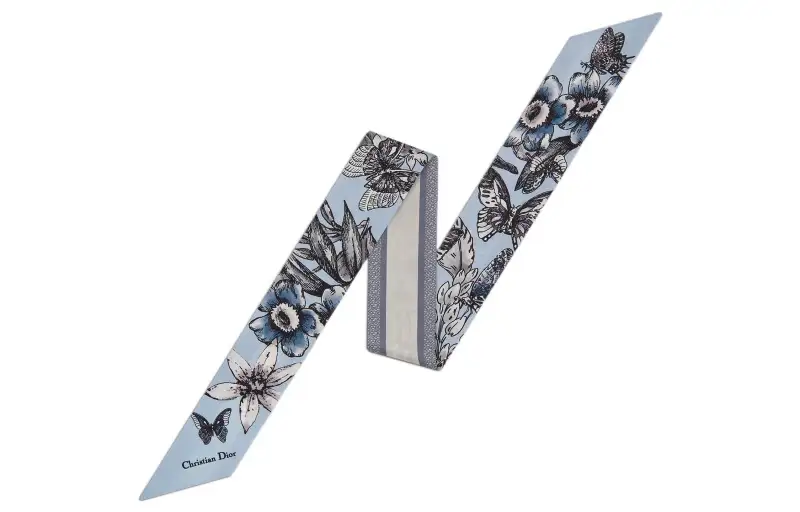 DIOR Mulberry Silk Scarves Women's