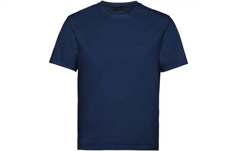 【Previous Season】logo-embroidered cotton T-shirt