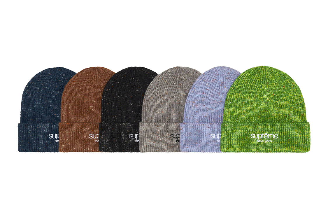 Supreme FW22 week1 Rainbow Speckle Beanie