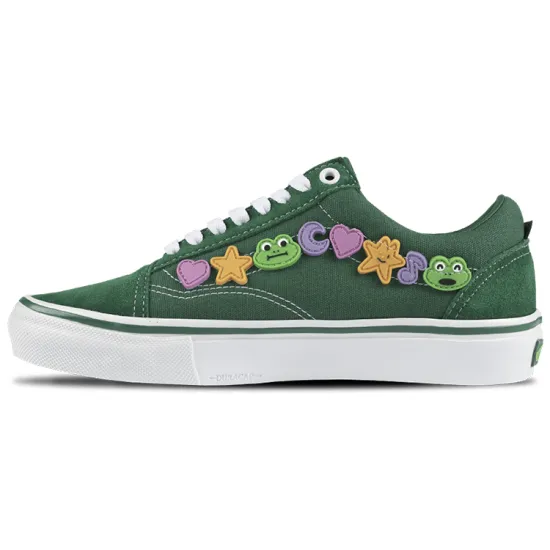 Vans Old Skool Skateboarding Shoes Unisex Low-top Green