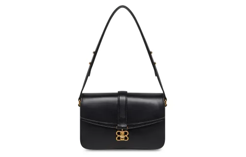 Balenciaga Bb Plauqe Flap Shoulder Bag