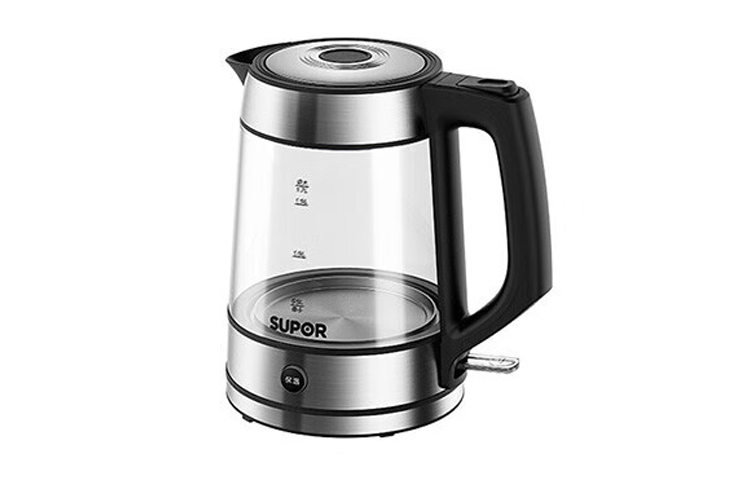 SUPOR Supor electric kettle 1700ml glass electric kettle high borosilicate glass one-click heat preservation SW-17E29A