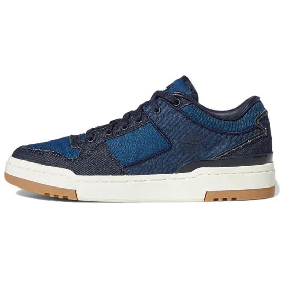 Adidas Originals FORUM Skateboard Shoes Unisex Low-top Navy/blue