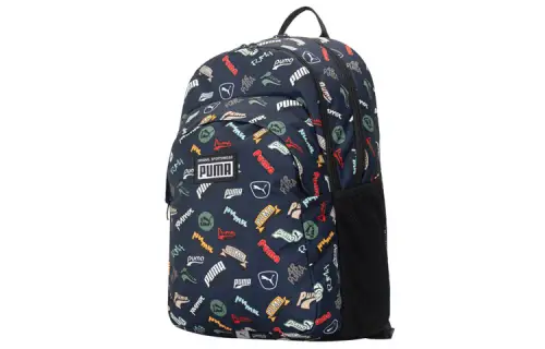 PUMA Fabric Backpack Regular Unisex Tweed Blue