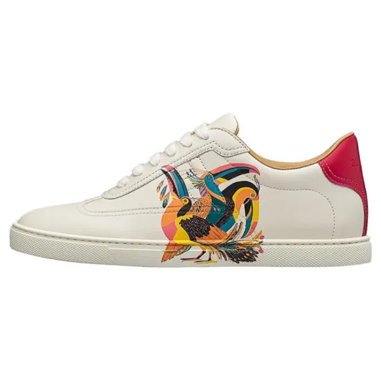 HERMES Skateboard Shoes Women's Low-Top White