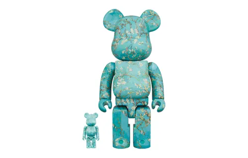 BE@RBRICK 400%100% Van Gogh Almond Blossom trendy doll 7cm/28cm