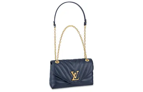 LOUIS VUITTON New Wave Quilting Cow Leather Handbag, Shoulder Bag Women's