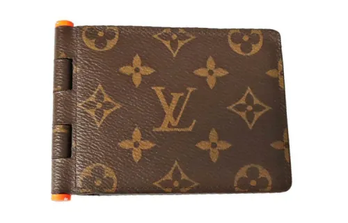 LOUIS VUITTON Multiple Wallet Monogram Solar Ray Orange Brown