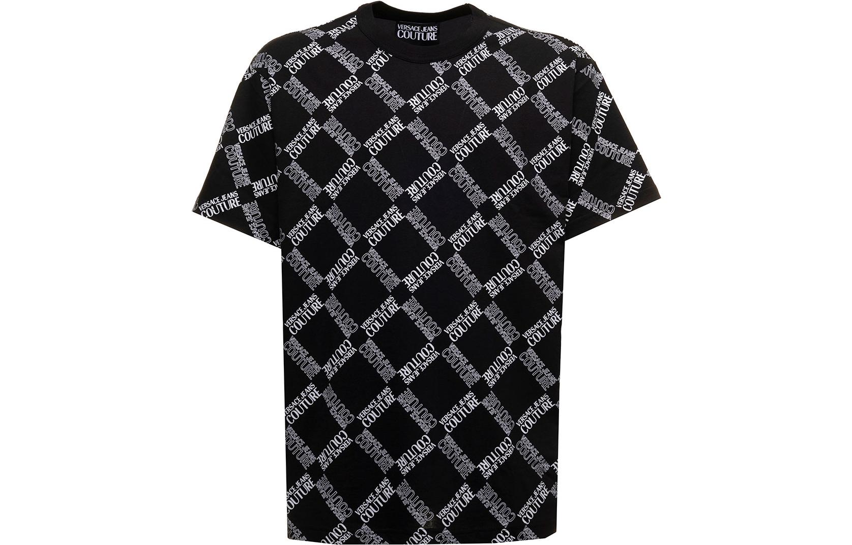 Мужская футболка VERSACE JEANS COUTURE FW22 T (черная)