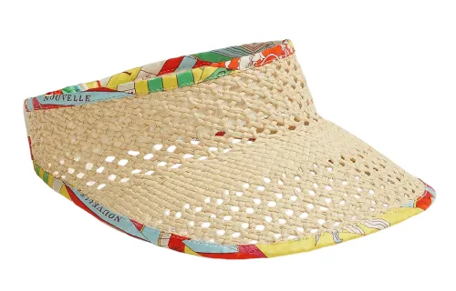 HERMES Straw Woven Sun Protection Hats Women's