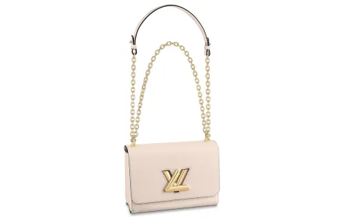 LOUIS VUITTON Twist Epi Grain Cow Leather Chain Bag Handbag, Shoulder Bag Medium Women's