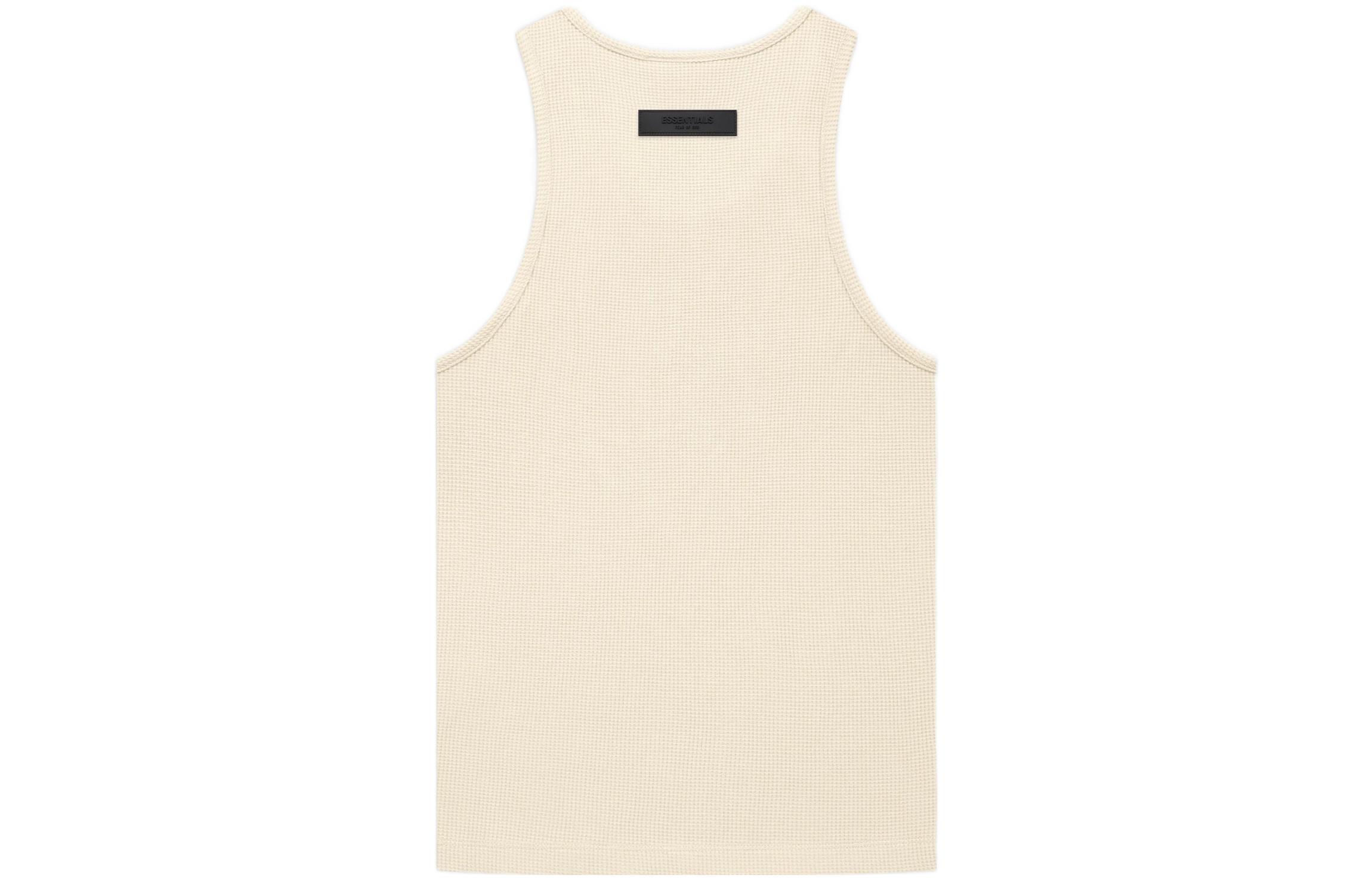 Женская футболка Fear of God Essentials FW22 Womens Tank Top Egg shell (белая) — фото 2