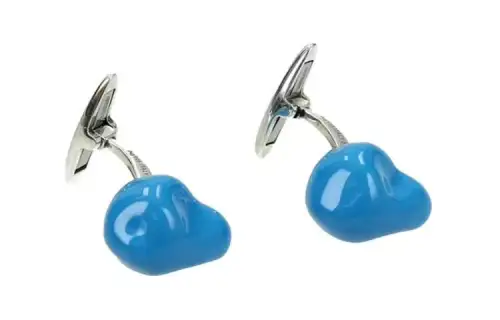 Bottega Veneta Cufflink Men's Blue