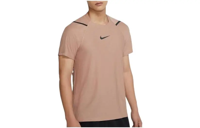 Nike Drop Shoulder Sleeve T-Shirt Men's Light Brown