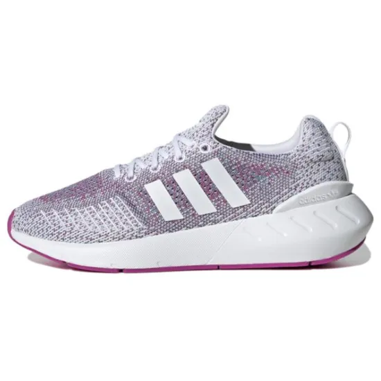 Adidas Originals Swift Run 22 Running Shoes Women's Low-top Grey/white/purple