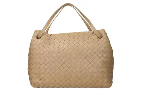 Bottega Veneta Leather Handbag Regular Women's Yellow
