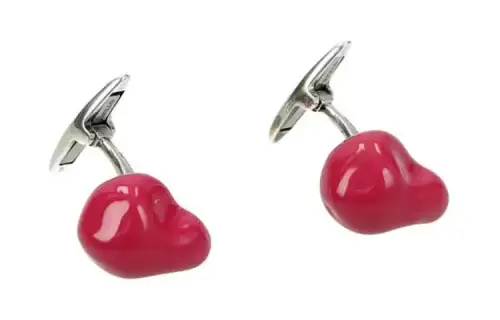 Bottega Veneta Cufflink Men's Red