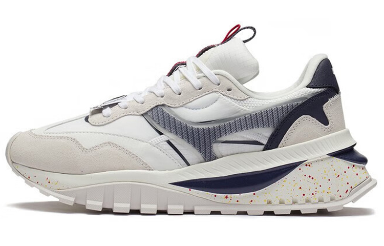 Li Ning Fangyuan EVO Comfortable Breathable Low top Sports Casual Shoes Men's White Blue