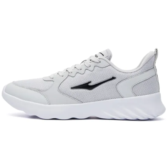 Erke Running Shoes Men Low-Top Pencil Gray/True White