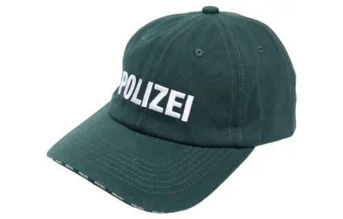 Vetements Logo Embroidered Curved Peak Cap