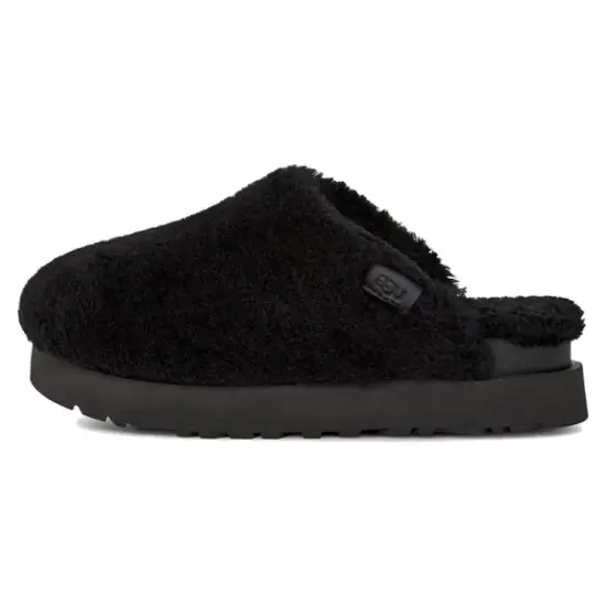 UGG Fuzz Sugar Slide Black Women's