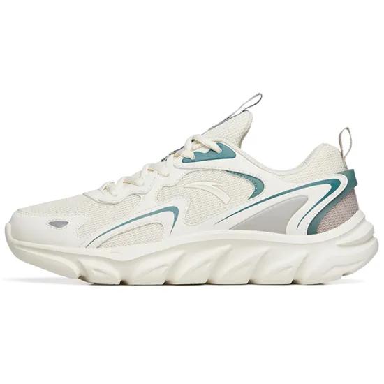 ANTA Casual Shoes Men Low-Top Gray Green