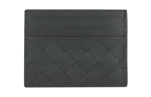 Bottega Veneta Calfskin Card Holder Men's Black
