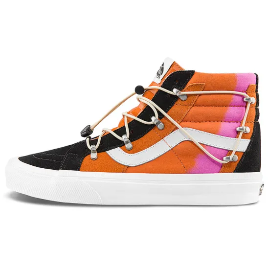 Vans SK8 Skateboarding Shoes Unisex High-top Orange/White