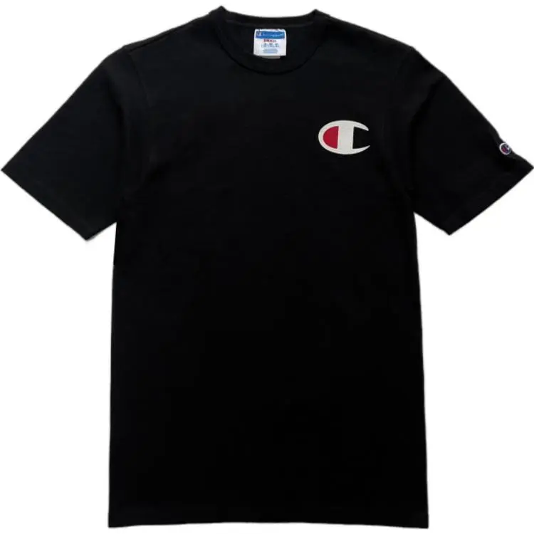 Champion T Shirt US Version Unisex Black