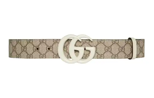 GUCCI Pre Owned 2020 2025 Double G Slim Belt