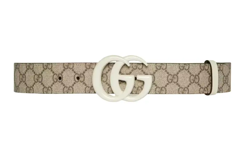 GUCCI Pre Owned 2020 2025 Double G Slim Belt