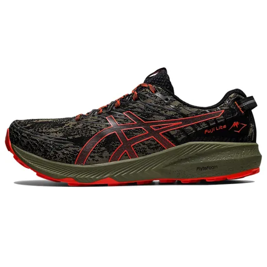 Asics Fuji Lite 3 'Mantle Green Cherry Tomato'