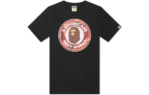 A BATHING APE Bape T Shirts Unisex Crew Neck Moderate Straight Fit