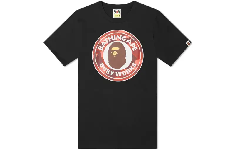 A BATHING APE Bape T Shirts Unisex Crew Neck Moderate Straight Fit