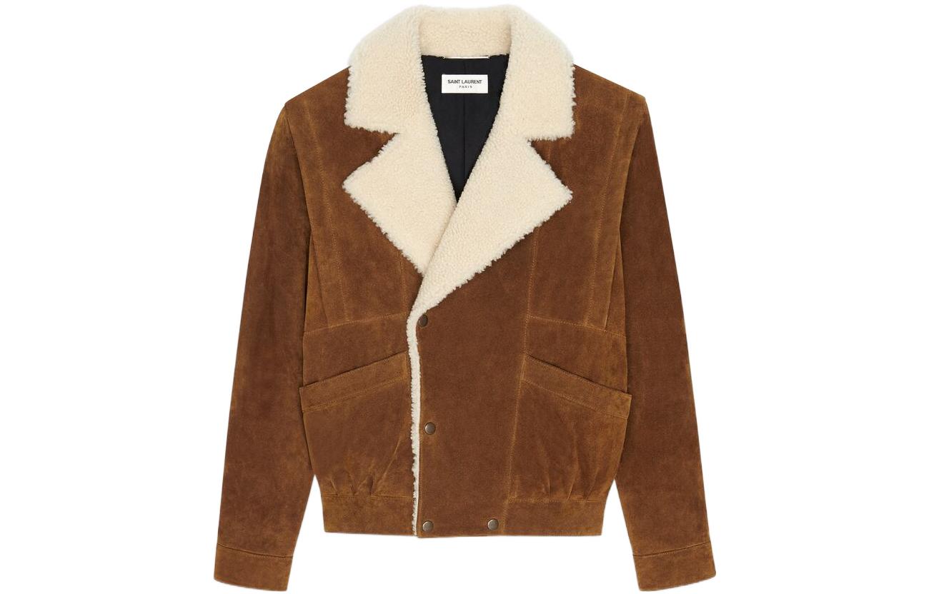 Кожаные куртки Saint Laurent