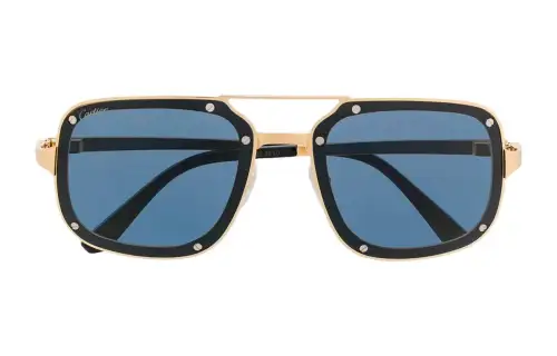 Cartier Santos de Cartier square-frame sunglasses