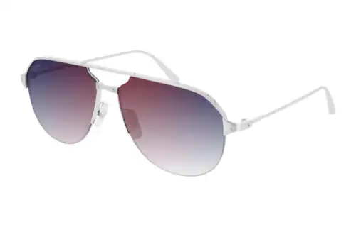 Cartier Sunglasses Unisex Silver