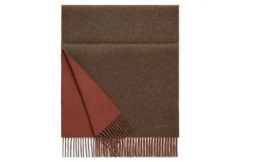 HERMES Cashmere Knit Scarves Men's