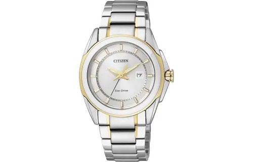 CITIZEN Ecology Drive Collection Waterproof Light Powered Quartz Movement Stainless Steel Strap
